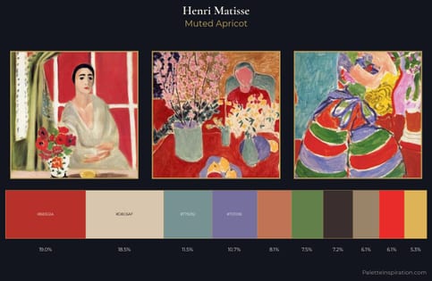 Henri Matisse Palette 16 - Muted Apricot