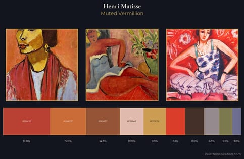 Henri Matisse Palette 20 - Muted Vermillion