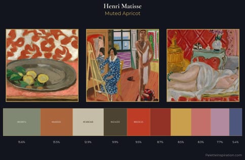 Henri Matisse Palette 21 - Muted Apricot