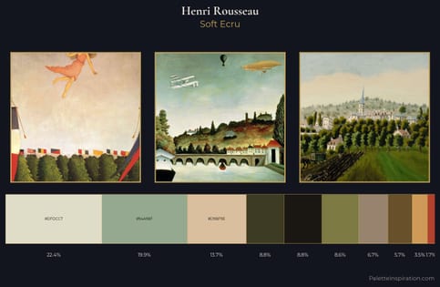 Henri Rousseau Palette 3 - Soft Ecru