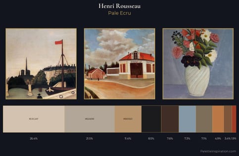 Henri Rousseau Palette 5 - Pale Ecru