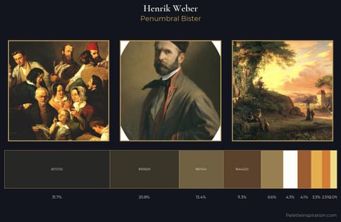 Henrik Weber Palette 1 - Penumbral Bister