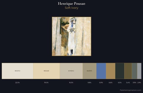 Henrique Pousao Palette 1 - Soft Ivory