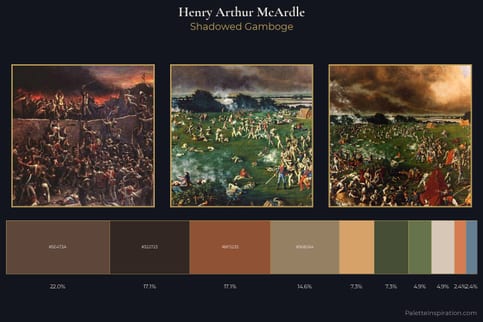 Henry Arthur McArdle Master Palette