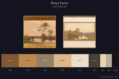 Henry Farrer Master Palette - Soft Apricot