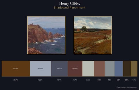 Henry Gibbs. Palette 1 - Shadowed Parchment
