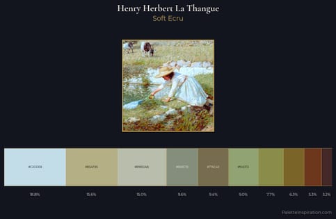Henry Herbert La Thangue Palette 2 - Soft Ecru