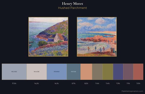 Henry Moret Palette 3