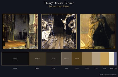 Henry Ossawa Tanner Palette 7 - Penumbral Bister