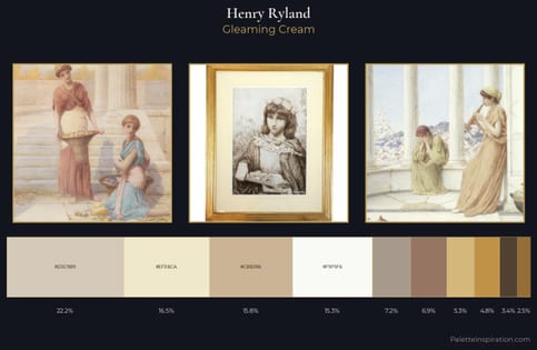 Henry Ryland Palette 1 - Gleaming Cream
