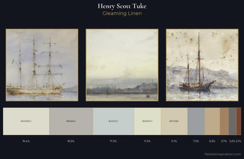 Henry Scott Tuke Palette 2