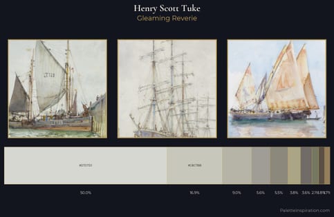 Henry Scott Tuke Palette 4