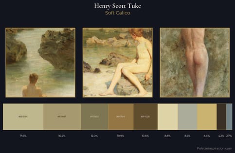 Henry Scott Tuke Palette 5