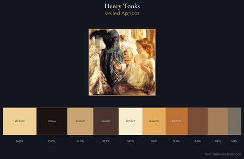 Henry Tonks Palette 2 - Veiled Apricot