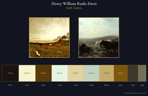 Henry William Banks Davis Palette 2 - Soft Calico