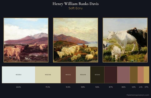 Henry William Banks Davis Palette 3 - Soft Ecru