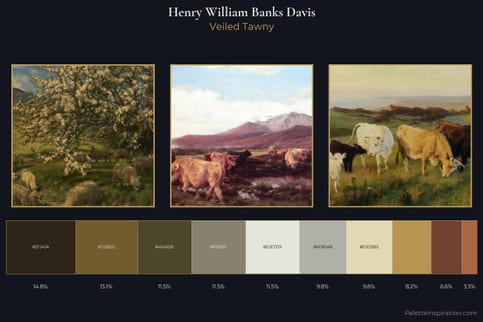 Henry William Banks Davis Master Palette - Veiled Tawny
