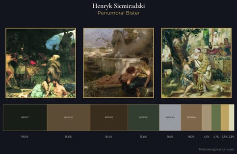 Henryk Siemiradzki Palette 9