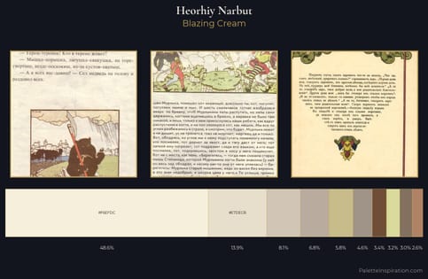 Heorhiy Narbut Palette 1 - Blazing Cream