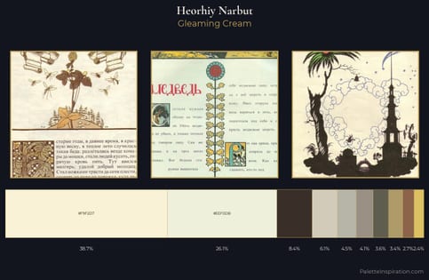 Heorhiy Narbut Palette 2 - Gleaming Cream
