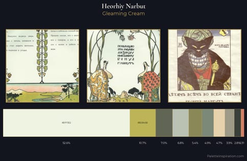 Heorhiy Narbut Palette 3 - Gleaming Cream