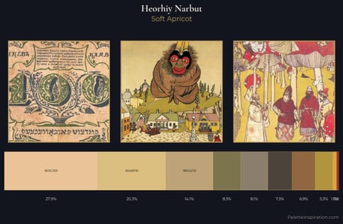 Heorhiy Narbut Palette 8 - Soft Apricot