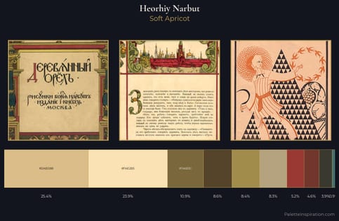 Heorhiy Narbut Palette 10 - Soft Apricot
