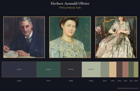 Herbert Arnould Olivier Palette 1 - Penumbral Ash