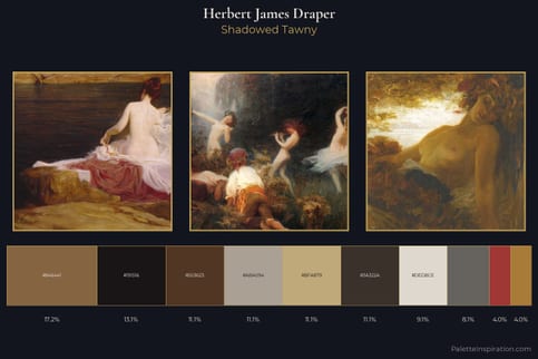 Herbert James Draper Master Palette