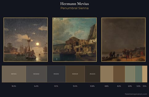 Hermann Mevius Palette 5 - Penumbral Sienna