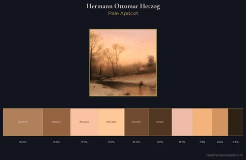 Hermann Ottomar Herzog Palette 2 - Pale Apricot