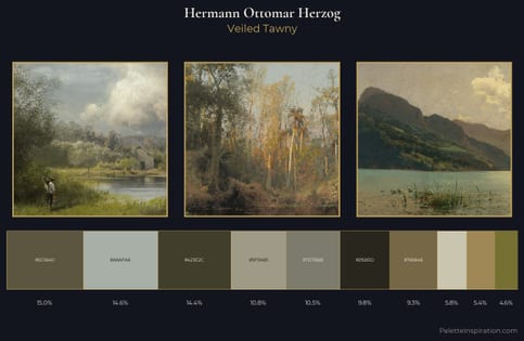 Hermann Ottomar Herzog Palette 4 - Veiled Tawny