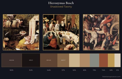 Hieronymus Bosch Palette 5 - Shadowed Tawny