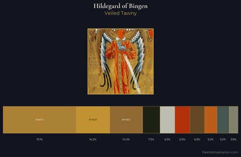 Hildegard of Bingen Palette 6 - Veiled Tawny