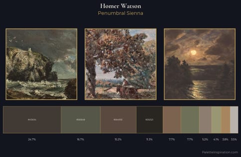 Homer Watson Palette 5 - Penumbral Sienna