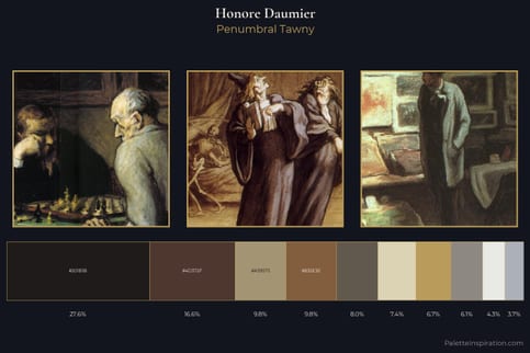 Honore Daumier Master Palette