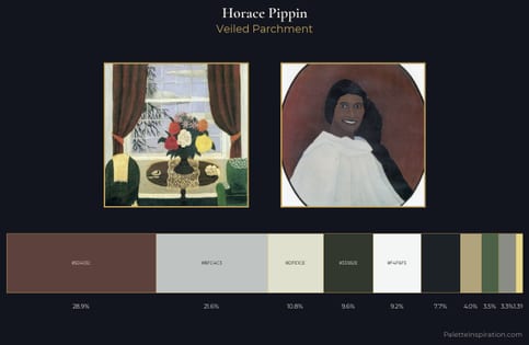 Horace Pippin Palette 1 - Veiled Parchment