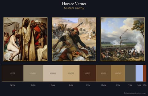 Horace Vernet Palette 6 - Muted Tawny
