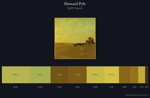 Howard Pyle Palette 1 - Soft Fawn