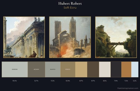 Hubert Robert Palette 1 - Soft Ecru