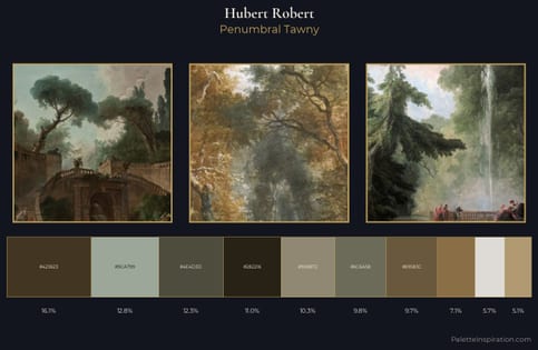 Hubert Robert Palette 4 - Penumbral Tawny