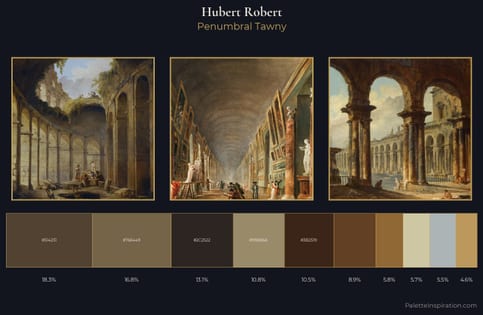 Hubert Robert Palette 5 - Penumbral Tawny