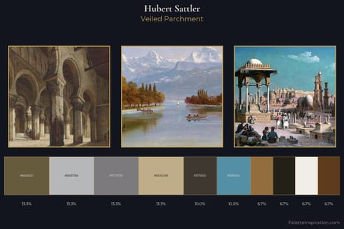 Hubert Sattler Master Palette - Veiled Parchment