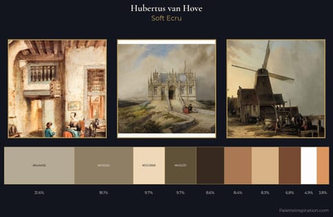 Hubertus van Hove Palette 1 - Soft Ecru