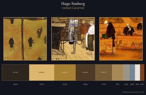 Hugo Simberg Palette 3 - Veiled Caramel