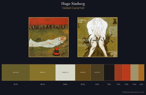 Hugo Simberg Palette 5 - Veiled Caramel