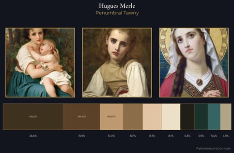 Hugues Merle Palette 2 - Penumbral Tawny