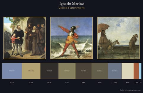 Ignacio Merino Palette 1 - Veiled Parchment