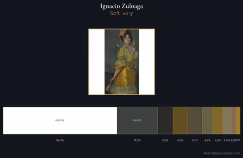 Ignacio Zuloaga Palette 1 - Soft Ivory