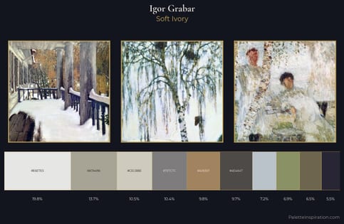 Igor Grabar Palette 1 - Soft Ivory